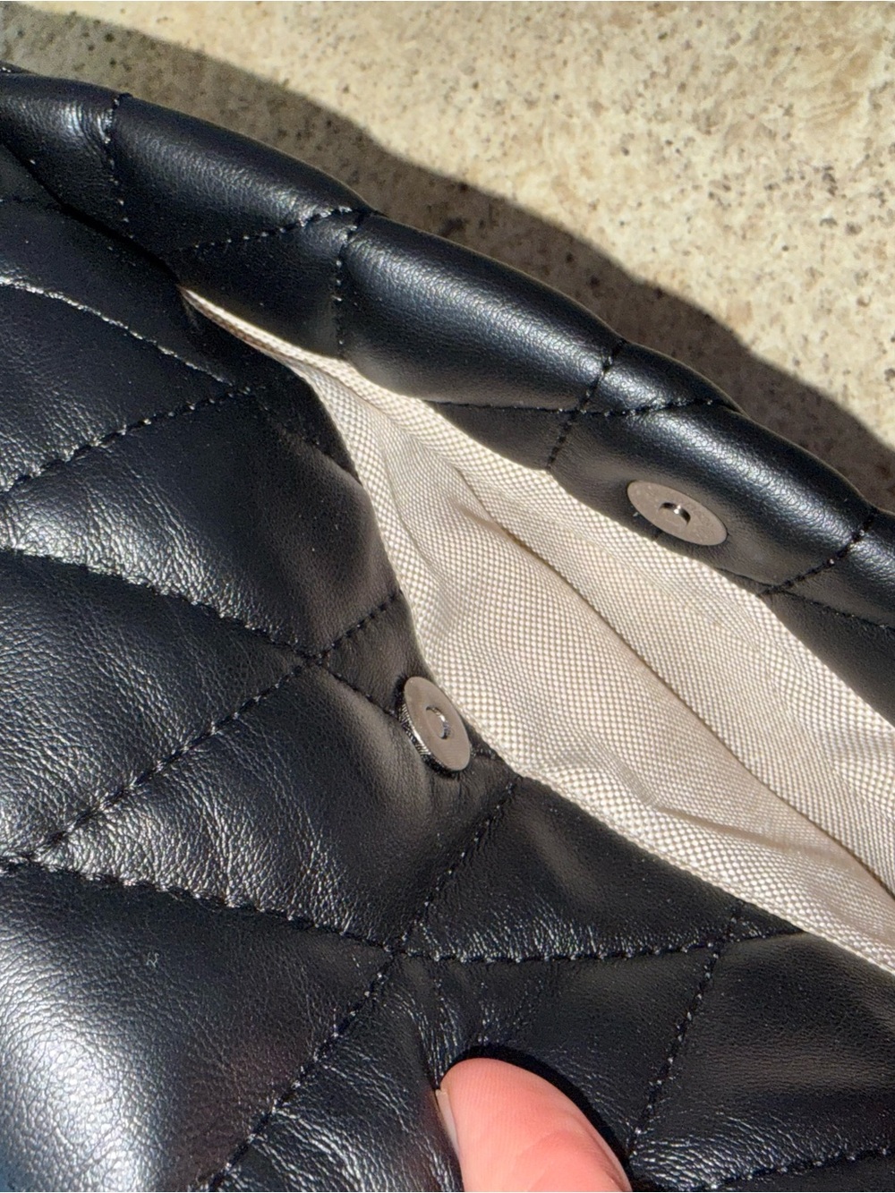 Coach Black Quilted Shoulder Bag with Chain Strap - Picture 4 of 11